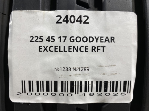 225 45 17 GOODYEAR EXCELLENCE RFT