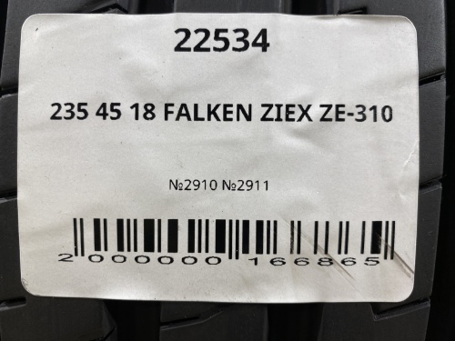 235 45 18 FALKEN ZIEX ZE-310
