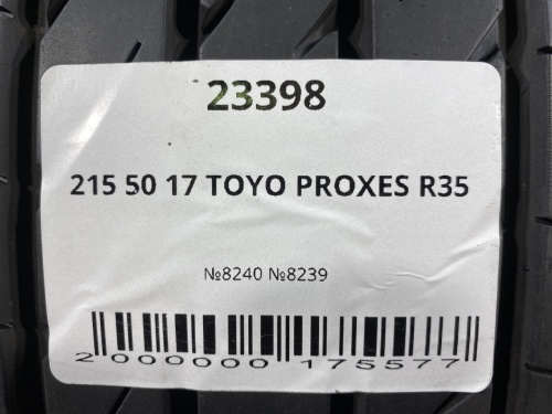 215 50 17 TOYO PROXES R35