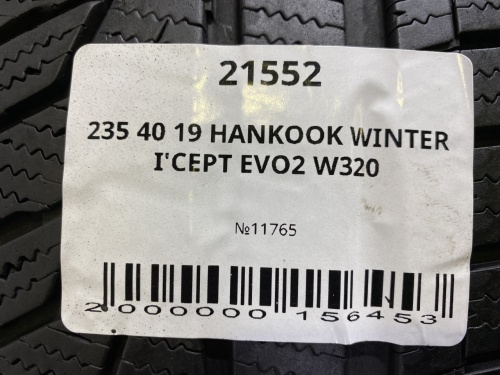 235 40 19 HANKOOK WINTER I'CEPT EVO2 W320