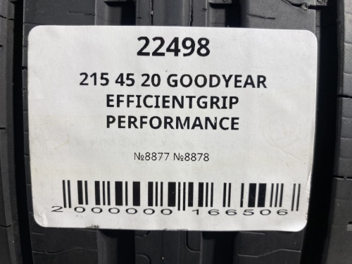 215 45 20 GOODYEAR EFFICIENTGRIP PERFORMANCE