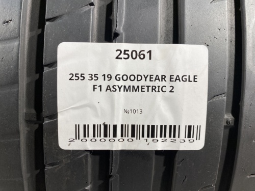 255 35 19 GOODYEAR EAGLE F1 ASYMMETRIC 2