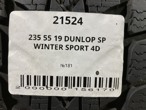 235 55 19 DUNLOP SP WINTER SPORT 4D
