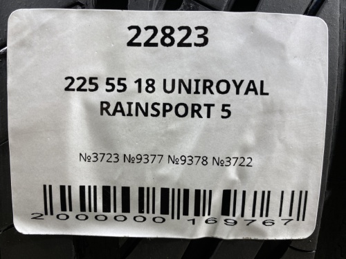 225 55 18 UNIROYAL RAINSPORT 5