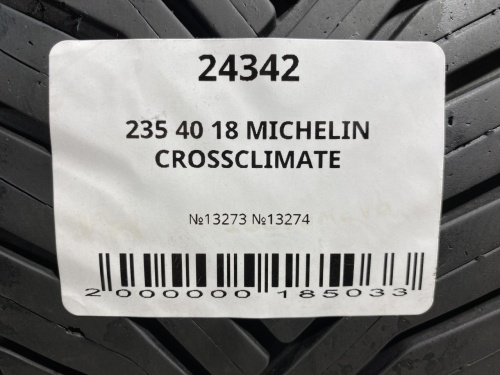 235 40 18 MICHELIN CROSSCLIMATE