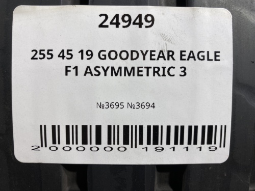 255 45 19 GOODYEAR EAGLE F1 ASYMMETRIC 3
