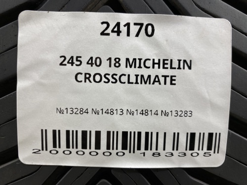 245 40 18 MICHELIN CROSSCLIMATE