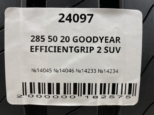 285 50 20 GOODYEAR EFFICIENTGRIP 2 SUV