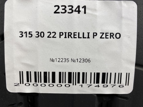 315 30 22 PIRELLI P ZERO