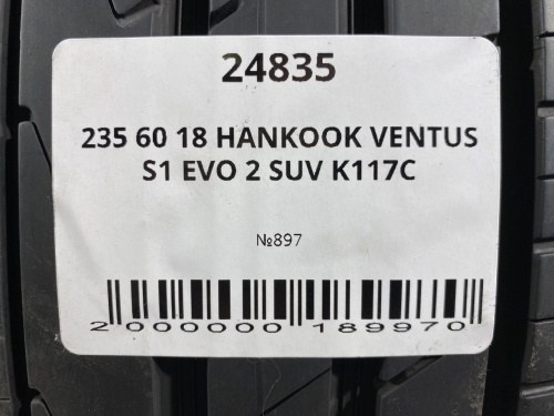 235 60 18 HANKOOK VENTUS S1 EVO 2 SUV K117C