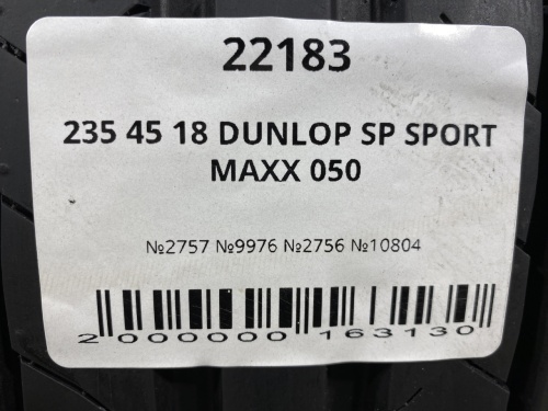 235 45 18 DUNLOP SP SPORT MAXX 050