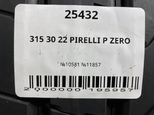 315 30 22 PIRELLI P ZERO