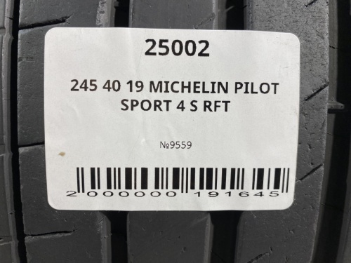 245 40 19 MICHELIN PILOT SPORT 4 S RFT