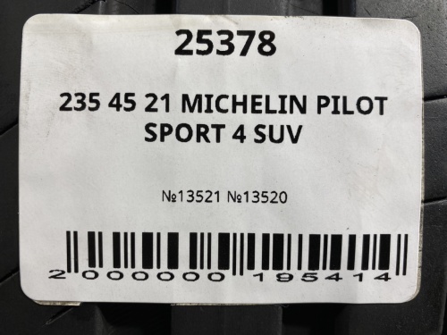 235 45 21 MICHELIN PILOT SPORT 4 SUV