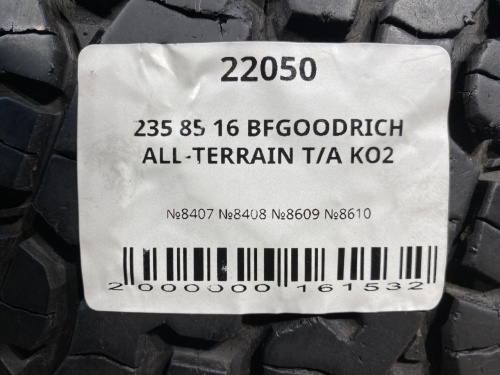 235 85 16 BFGOODRICH ALL-TERRAIN T/A KO2