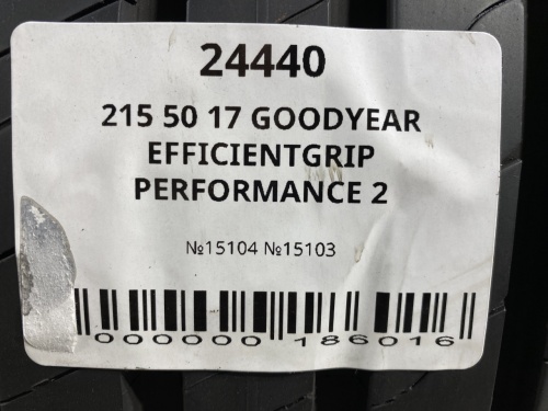 215 50 17 GOODYEAR EFFICIENTGRIP PERFORMANCE 2
