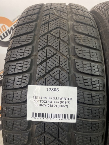 225 55 18 PIRELLI WINTER SOTTOZERO 3