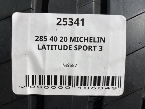285 40 20 MICHELIN LATITUDE SPORT 3
