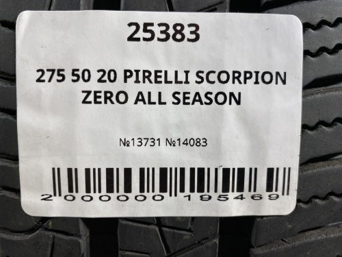 275 50 20 PIRELLI SCORPION ZERO ALL SEASON