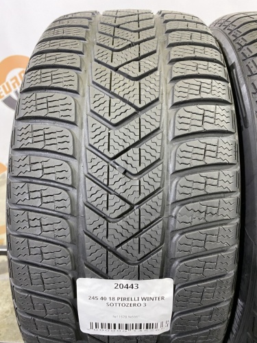 245 40 18 PIRELLI WINTER SOTTOZERO 3