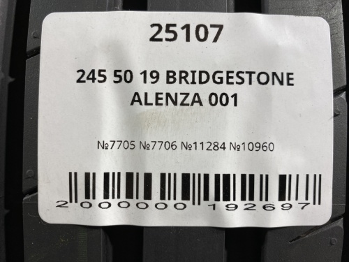 245 50 19 BRIDGESTONE ALENZA 001