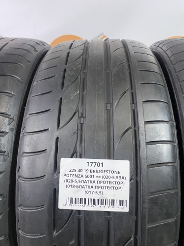 225 40 19 BRIDGESTONE POTENZA S001