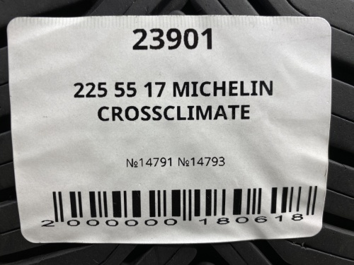 225 55 17 MICHELIN CROSSCLIMATE