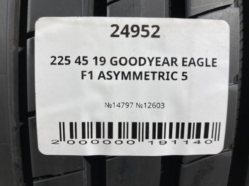 225 45 19 GOODYEAR EAGLE F1 ASYMMETRIC 5