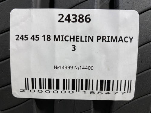 245 45 18 MICHELIN PRIMACY 3