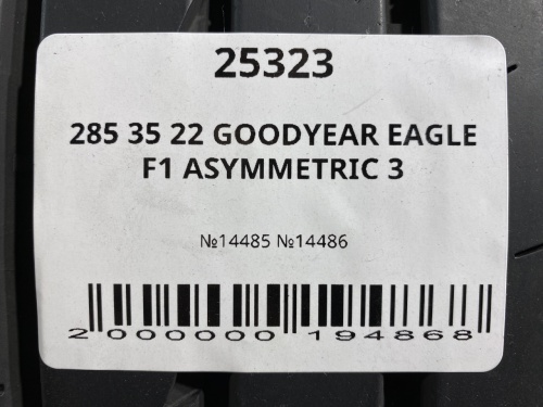 285 35 22 GOODYEAR EAGLE F1 ASYMMETRIC 3
