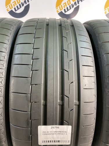 255 45 19 CONTINENTAL CONTISPORTCONTACT 6