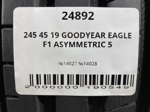 245 45 19 GOODYEAR EAGLE F1 ASYMMETRIC 5