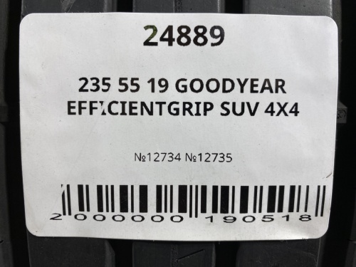235 55 19 GOODYEAR EFFICIENTGRIP SUV 4X4