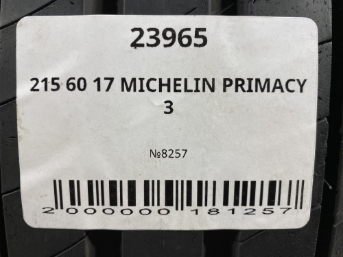 215 60 17 MICHELIN PRIMACY 3