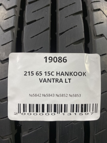 215 65 15C HANKOOK VANTRA LT RA18