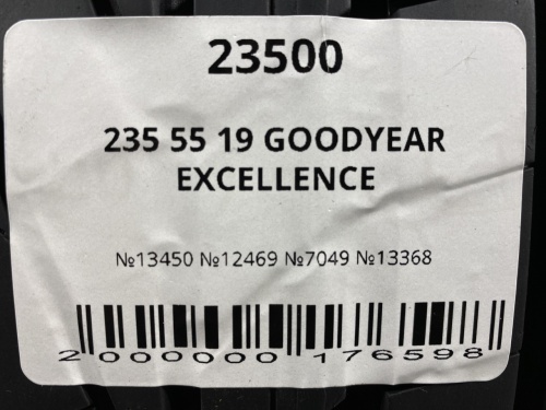 235 55 19 GOODYEAR EXCELLENCE