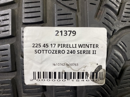 225 45 17 PIRELLI WINTER SOTTOZERO 240 SERIE II