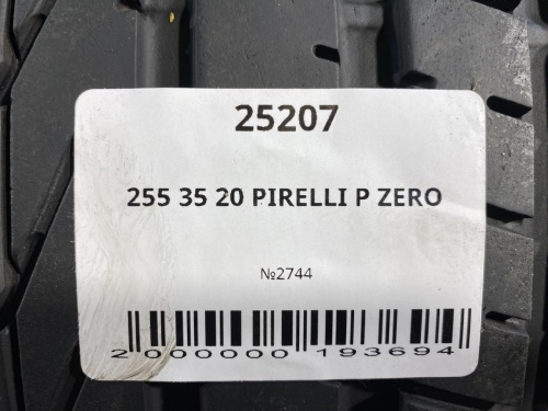 255 35 20 PIRELLI P ZERO