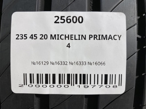 235 45 20 MICHELIN PRIMACY 4