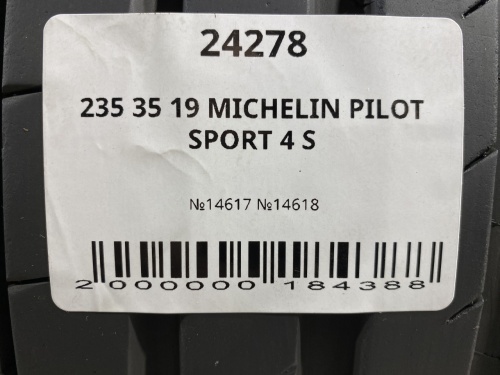 235 35 19 MICHELIN PILOT SPORT 4 S