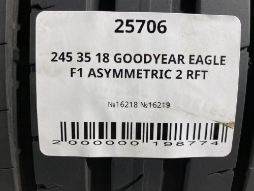 245 35 18 GOODYEAR EAGLE F1 ASYMMETRIC 2 RFT