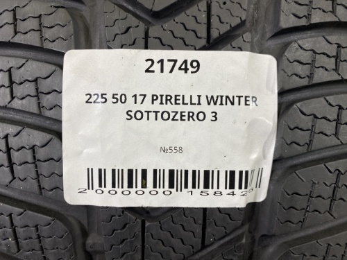 225 50 17 PIRELLI WINTER SOTTOZERO 3