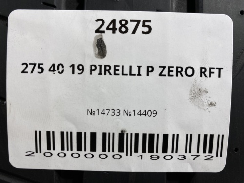 275 40 19 PIRELLI P ZERO RFT