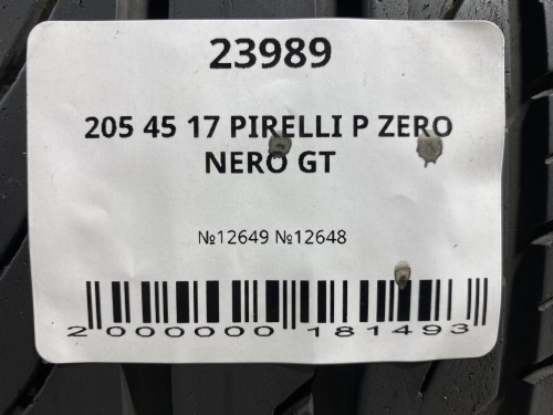 205 45 17 PIRELLI P ZERO NERO GT