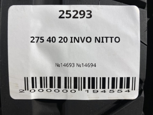 275 40 20 NITTO INVO