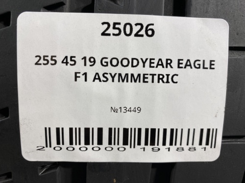 255 45 19 GOODYEAR EAGLE F1 ASYMMETRIC