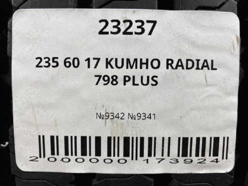 235 60 17 KUMHO RADIAL 798 PLUS