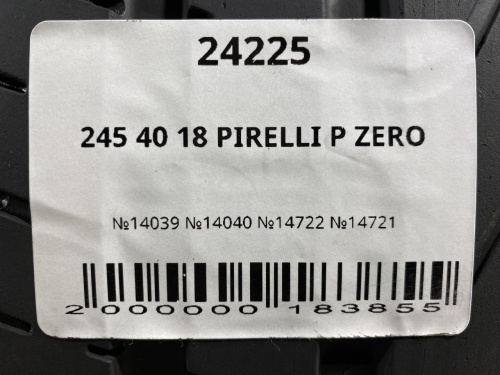 245 40 18 PIRELLI P ZERO