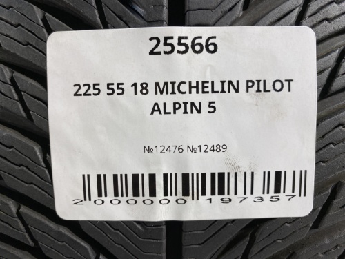 225 55 18 MICHELIN PILOT ALPIN 5