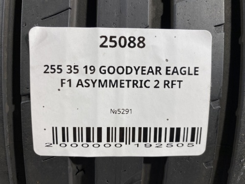 255 35 19 GOODYEAR EAGLE F1 ASYMMETRIC 2 RFT